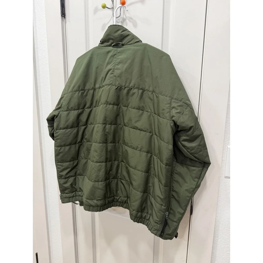 The Force Made For Heroes Mens Green Tactical Puffer Jacket Full Zip Large‎ RG L